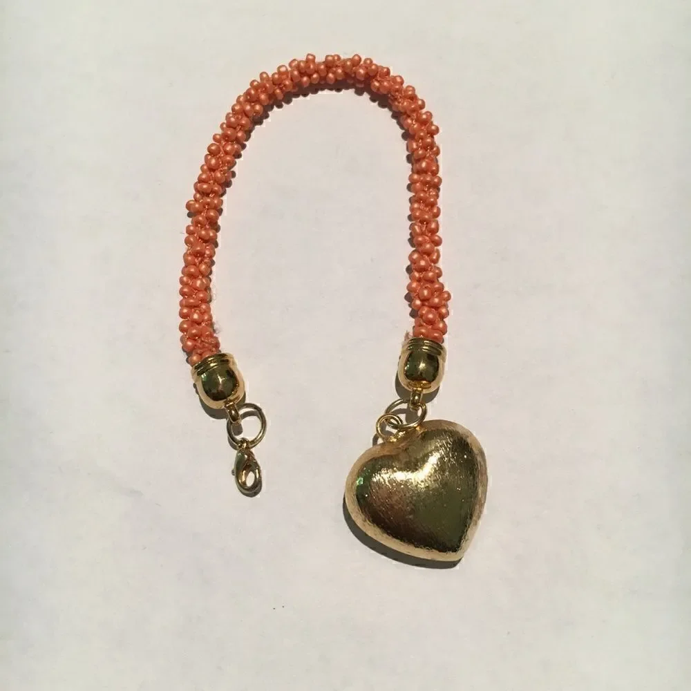 Colombian Handmade heart bracelet